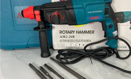 Máy khoan bê tông đa năng Amaxtools AM2-26B 800W tại Hải Phòng