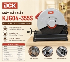 MÁY CẮT SẮT 2200W KJG04-355S DCK
