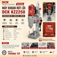 MÁY KHOAN RÚT LÕI BÊ TÔNG 3800W KZZ250 DCK